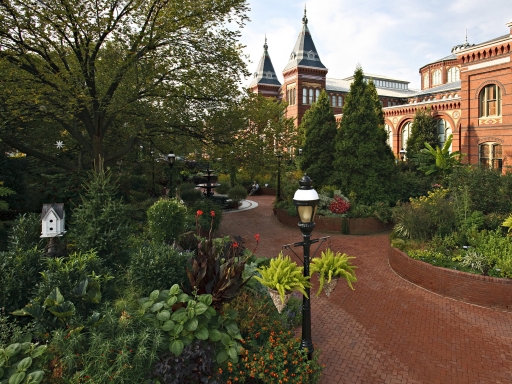 View of the Ripley Garden.